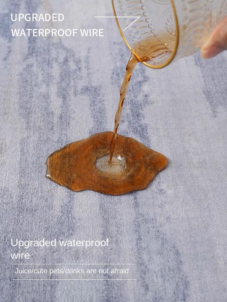 VIKAAMA Nordic Simple Carpet Living Room Light Luxury Summer Full Spread Room Bedroom Carpet Bed Blanket Large Area Home Mat