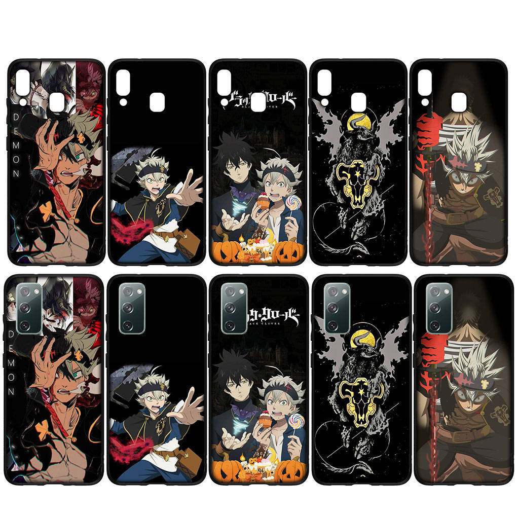 For iPhone 15 14 Xiaomi Redmi Note 13 12 11 Pro Max X 8 7 XR Samsung Galaxy A34 A15 S24 S23 Huawei OPPO A54 Black Clover Yuno Grinbellor Phone Case