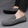 Fashion Genuine Leather Men Casual Shoes Men New Loafers Mens High Quality Slip On Shoes All-match Male Comfortable Driving Footwear