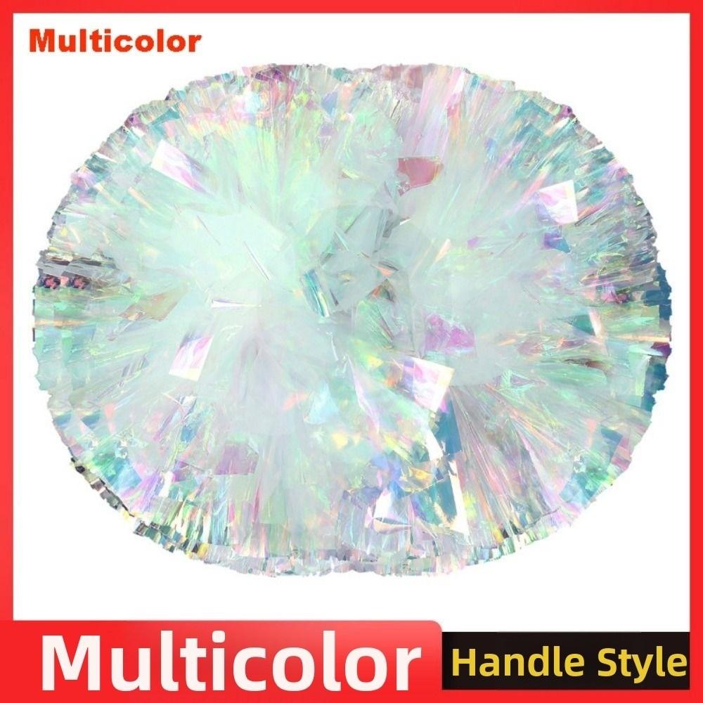 New 26cm Kids Game Pom Poms PET Multicolors Cheerleader Holding Flowers Come On Props Sports Match Vocal Ball Club Supplies