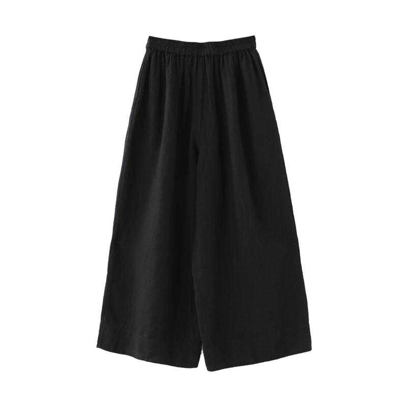 2026 Summer Collection: 100% Linen Oversized Casual Straight Pants