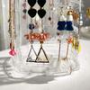 360 Degree Jewelry Display Rack Rotating Jewelry Storage Box Necklaces Rings Holder  Selling Show