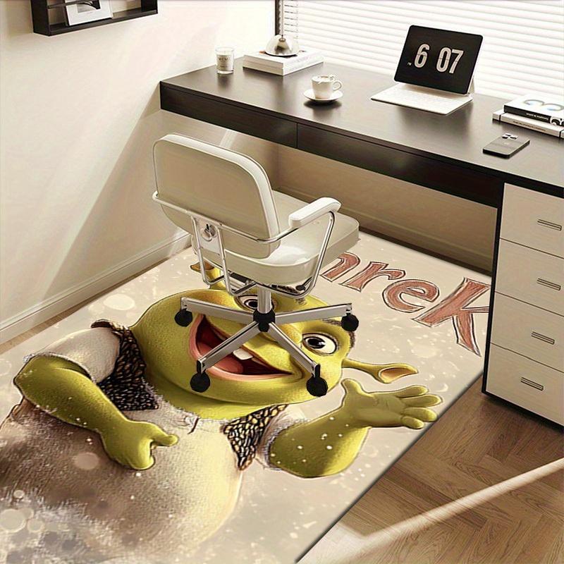 3D Printed Shrek,Fairy tale,Fantasy Forest Anti-Slip Rug - Machine Washable Office Rug for Living Room, Bedroom, Office - Multiple Sizes