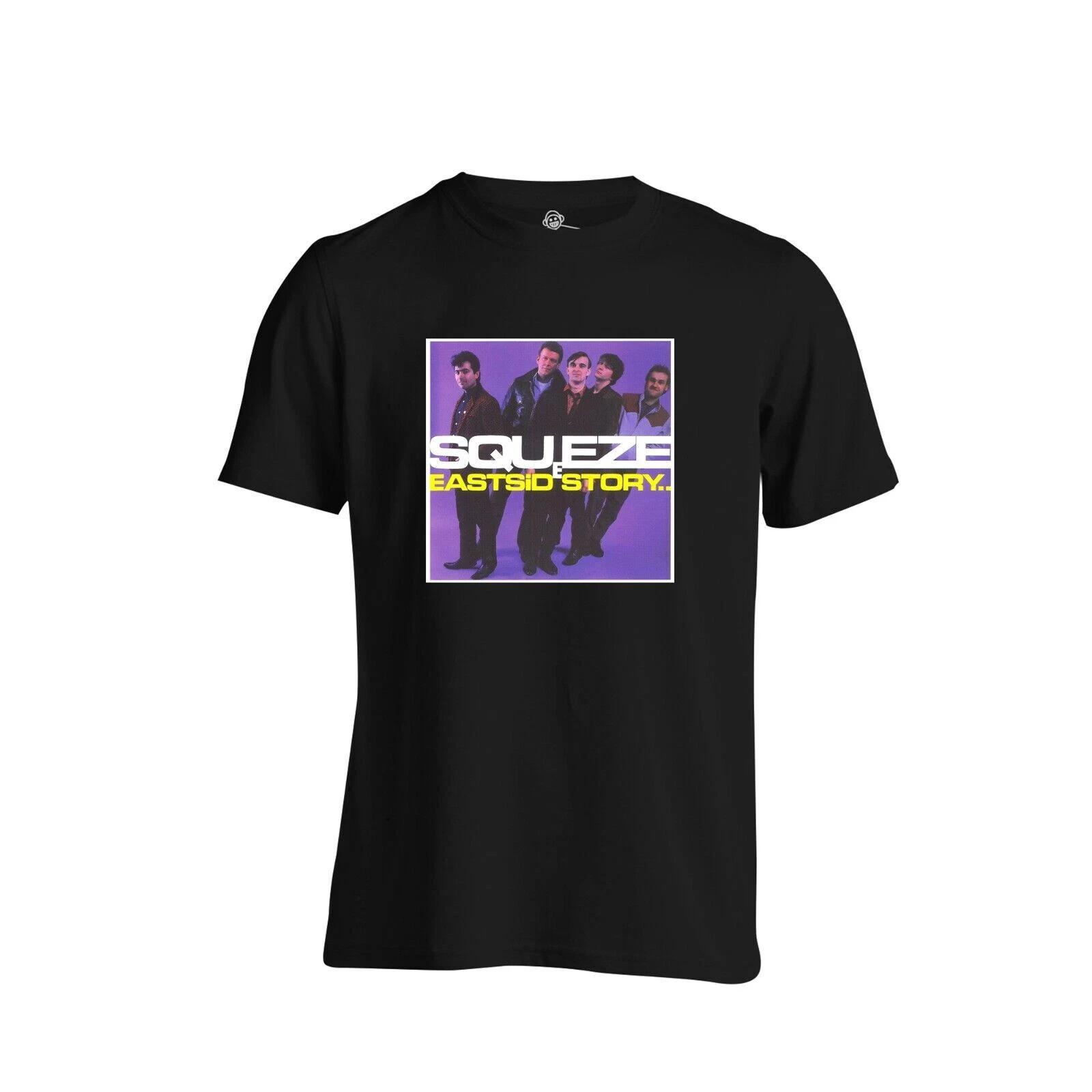

Squeeze T Shirt East Side Story Album Cover Rock Guitar Classic 80 s 4XL