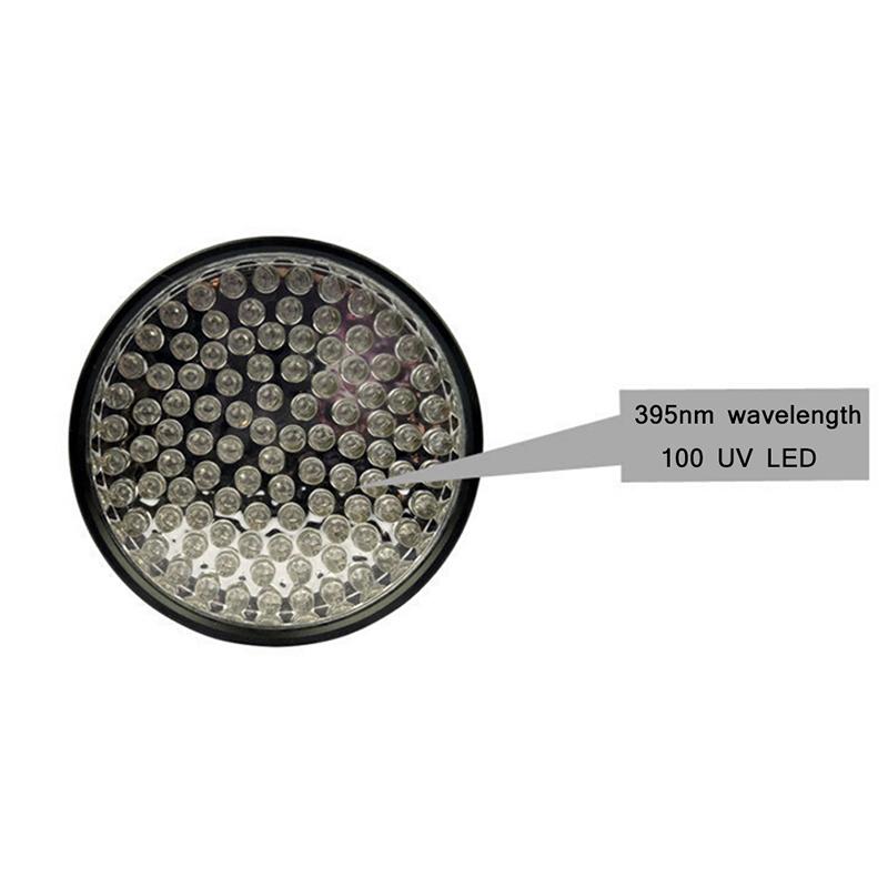 Uv 100 Leds Flashlight 395Nm Ultra Violet Torch Light Lamp Blacklight Detector