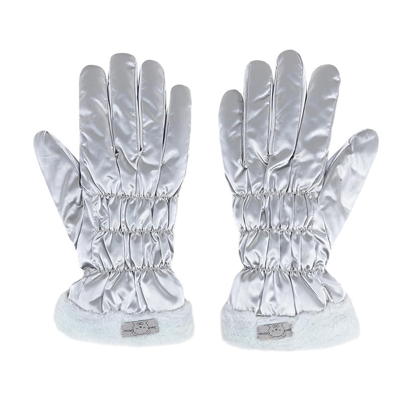 Women Winter Thickened Windbreak Ski Gloves Warm Waterproof Touch-Screen Gloves For Riding Skiing Outdoors Sport