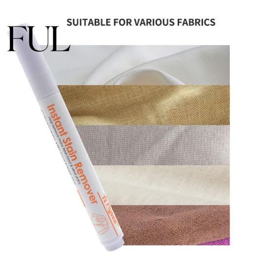 Portable Stain Remover Pen Eco-friendly No Odor Effective Safe to Clothes Use Compact Size Fabric Bleach Bleach-free