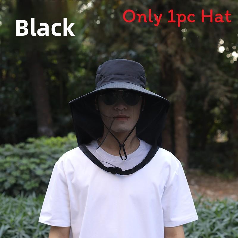 Outdoor Mosquito Net Hat With Sun Protection For Fishing Enthusiasts