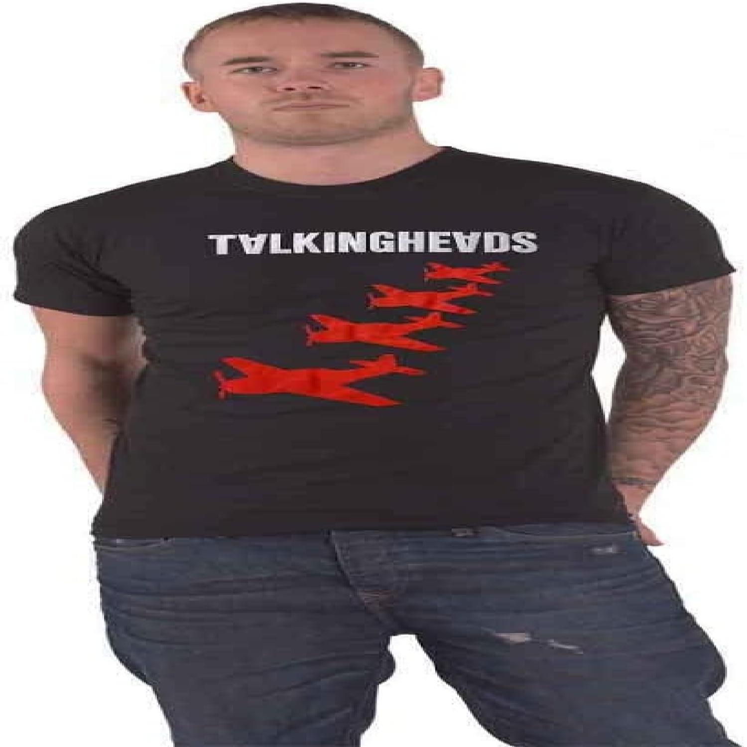 Talking Heads T Shirt Remain in Light 4 Planes Official Unisex Black S