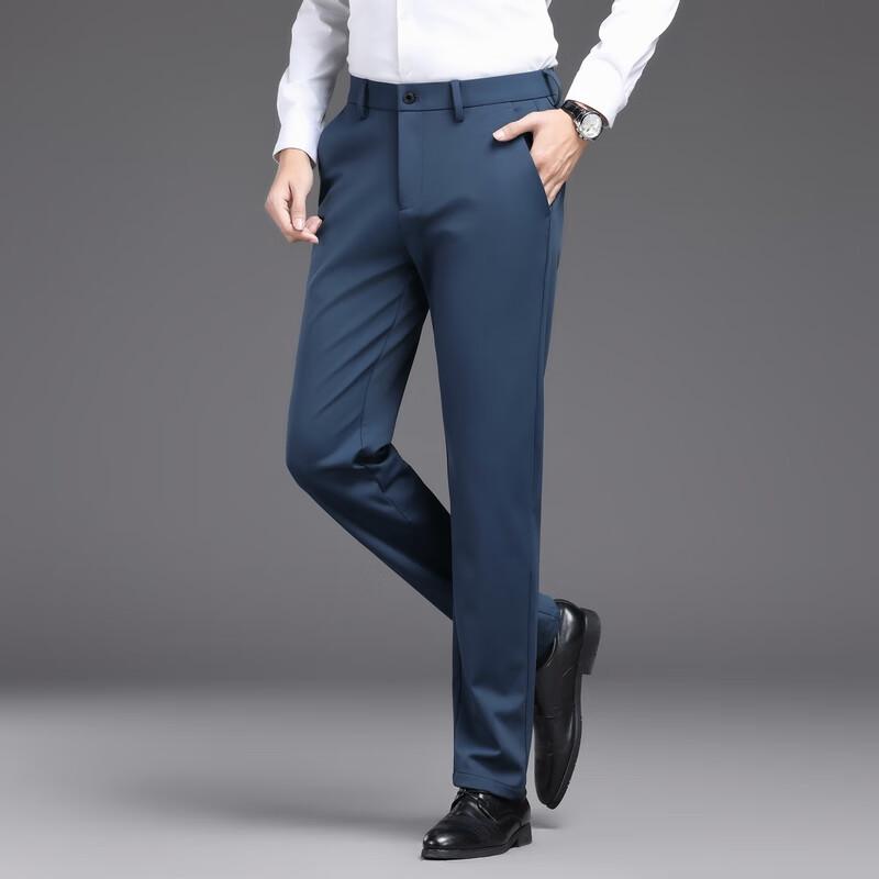 

Yiliteng Men s YTMMC6002 Wrinkle-Free Elastic Casual Pants 38