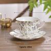 Oeny Vintage Floral Ceramic Coffee Cup and Saucer