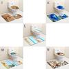 Premium Quality 3d Cartoon Design Bathroom Set With Non-slip Bath Mat And Rug