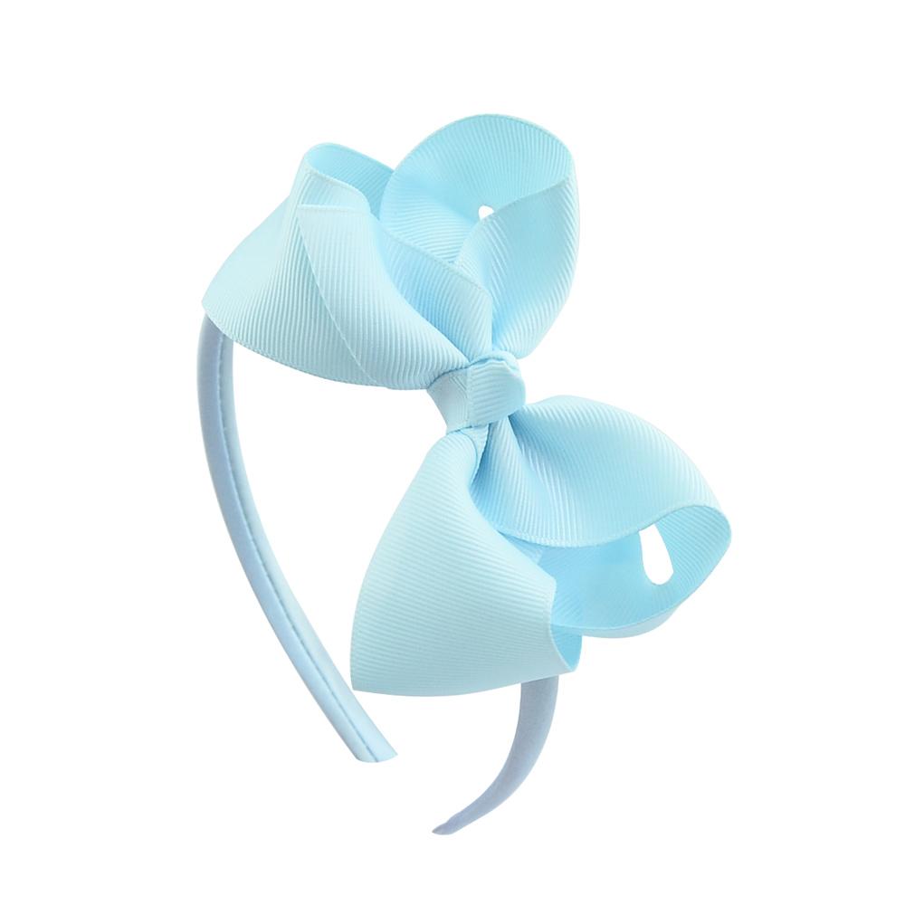 1 Pc Candy Color Cute Girls Headbands Kids Solid Bowknot Hair Bands Lovely Handmade Headwear Children Hair Accessories