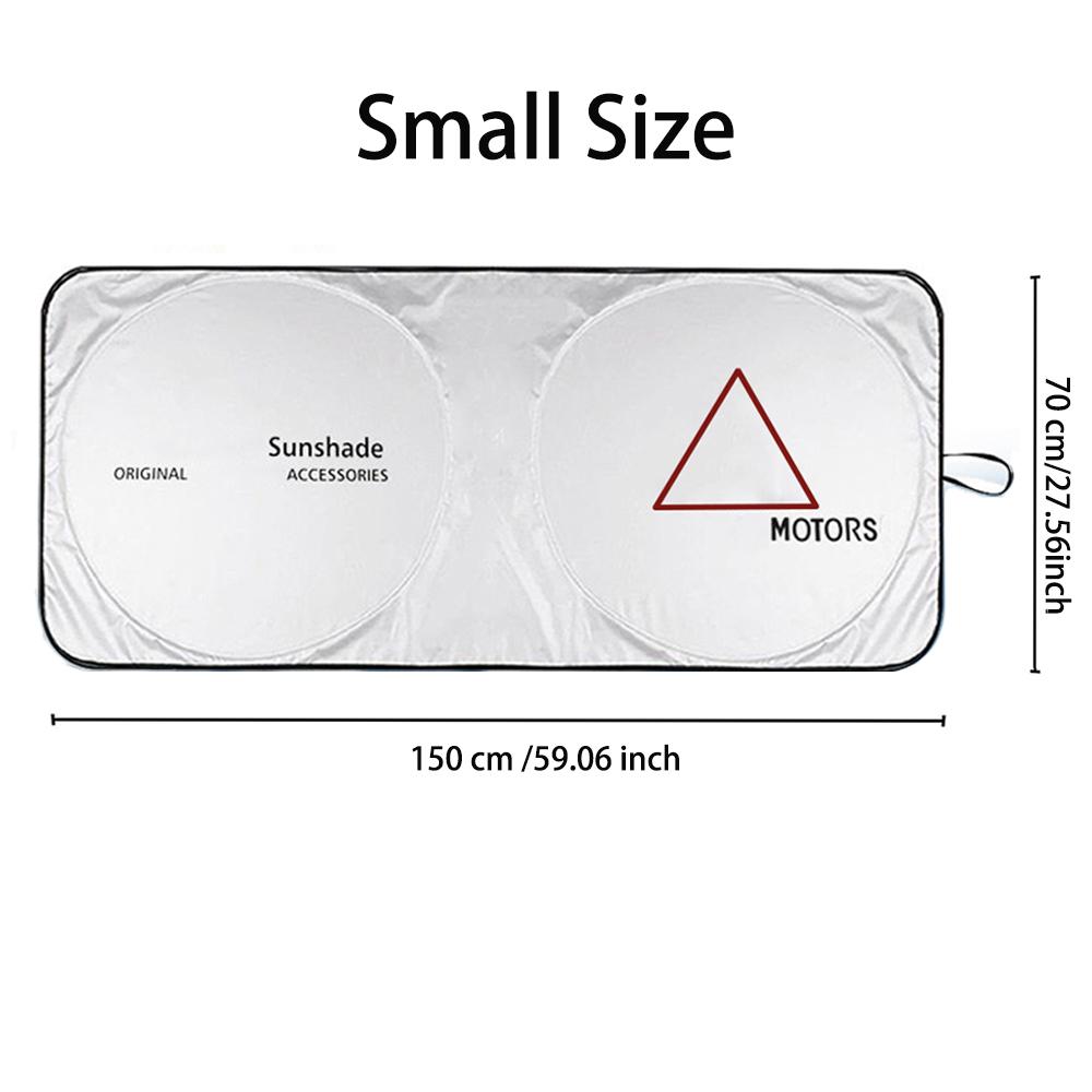 Car Windshield Sunshades Logo Foldable Covers Sun Visors Protector Sun Shade Anti-UV Parasol Coche for Mitsubishi Lancer 10 3