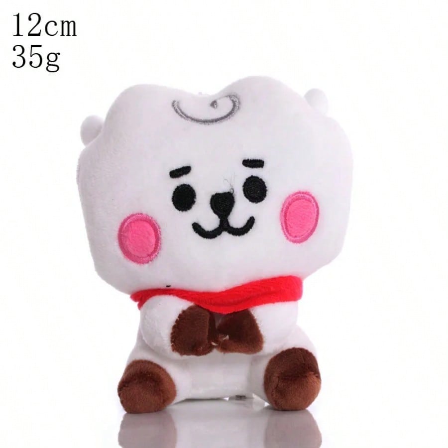 LINE FRIENDS BT21 Kpop Anime 10–24 Cm Jucărie de pluș Desen animat Rucsac: Păpușă drăguță în stil coreean—Perfectă pentru Crăciun și zile de naștere