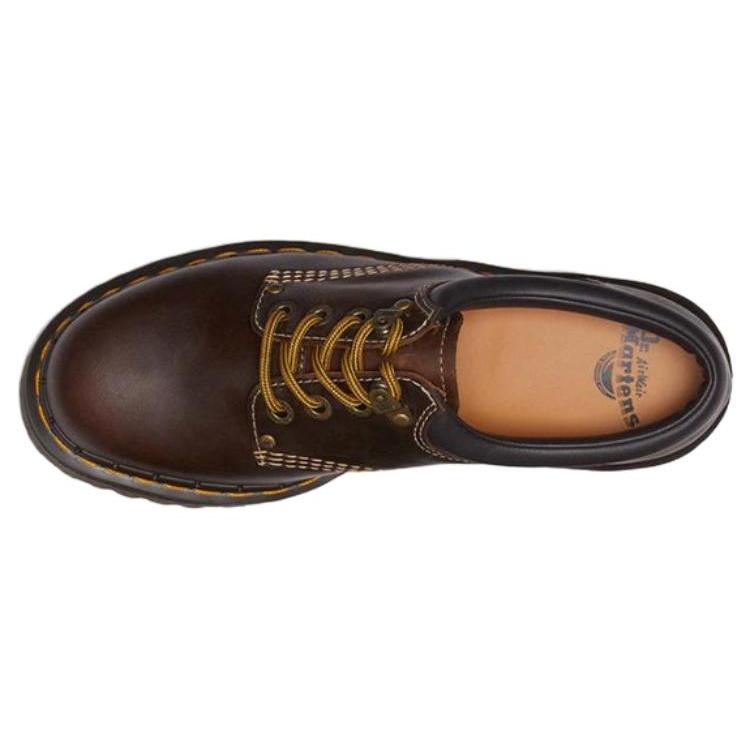 Dr. Martens 8053 Arc Crazy Horse Leather Platform Shoes 'Dark Brown' Unisex 31126201