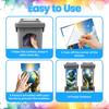 PVC Stickers Self-adhesive Decorative Stickers Decals for Trash Decoration Map 820x380mm