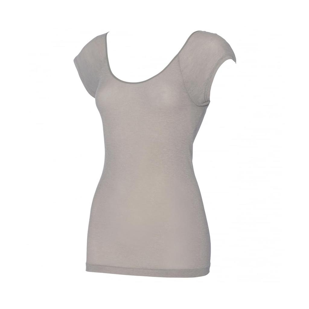 Triumph Lightweight Innerwear 5450 French Sleeve Top 1594 Size M (Beige)