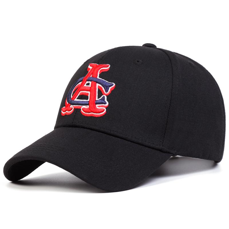 

CA Fashion Letter Вышитая бейсболка для мужчин и женщин Регулируемая хип-хоп кепка Snapback для взрослых унисекс солнцезащитный козырек ковбойская шляпа чёрный