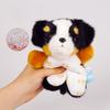 Cartoon Flauschiger Hund Plüschtier Mit Weichem Kurzem Flor Zur Stressbewältigung Und Als Geschenk
