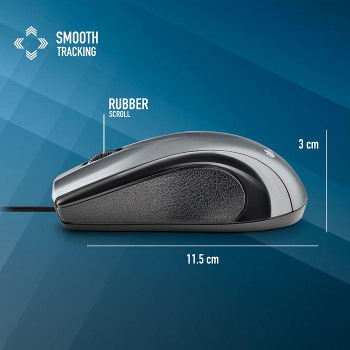 Souris laser - NGS - MUSK - 1200 dpi - Filaire - Ambidextre