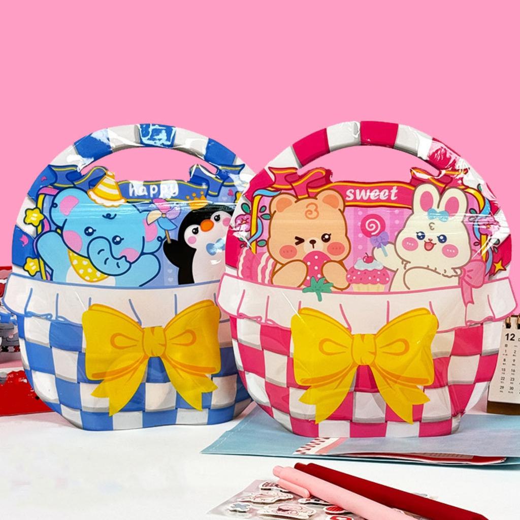 Çizgi Film Pişirme Kilitli Poşet Şeker Mühürlü Poşet Taşınabilir Atıştırmalık Ambalaj Poşeti