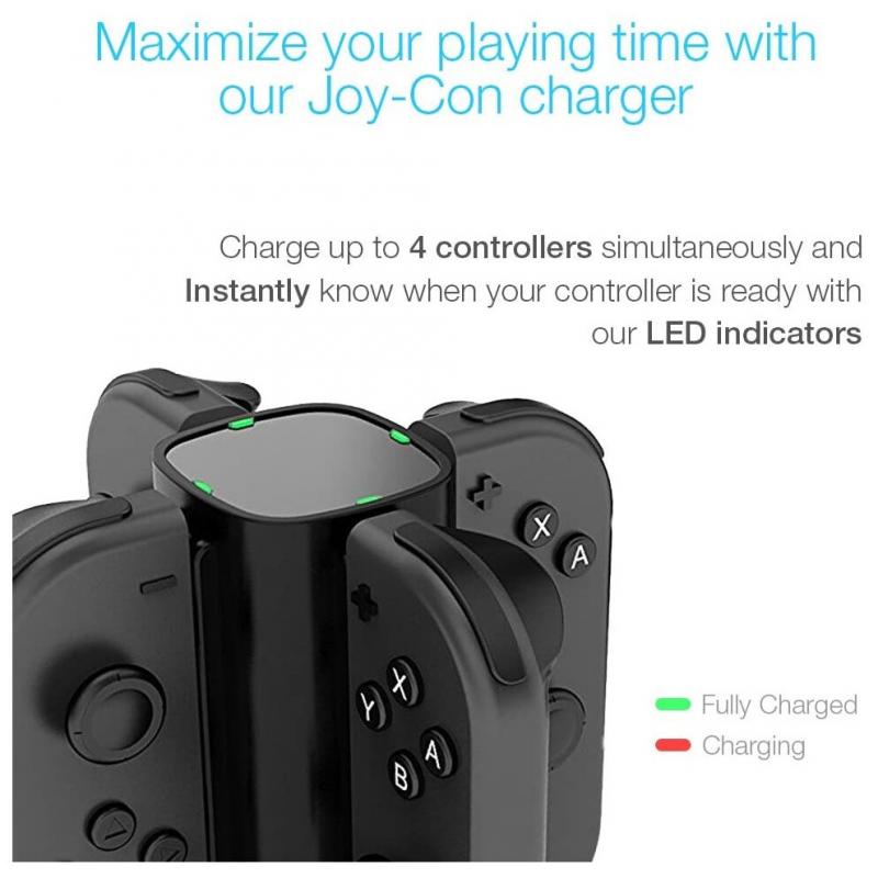 Charger Stand for Nintendo Switch Joy Con Controllers Charging Dock