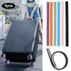 Silicone Travel Luggage Caster Shoes Luggage Wheels Protector Suitcase Parts Axles Suitcase Wheels Protection Cover DIY