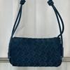 New Leather Cowhide Suede Woven Small Square Bag Tote Bag Pillow Bag Single Shoulder Crossbody Handbag Women's Bag