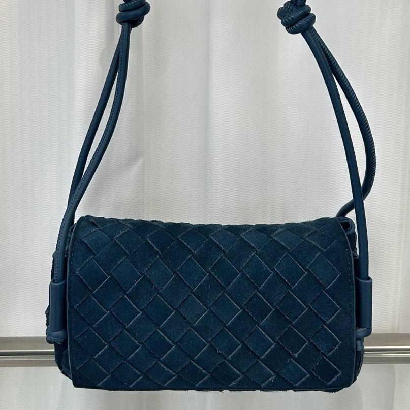 New Leather Cowhide Suede Woven Small Square Bag Tote Bag Pillow Bag Single Shoulder Crossbody Handbag Women's Bag