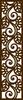 A2 Pendant, openwork decoration, purple, 21x90
