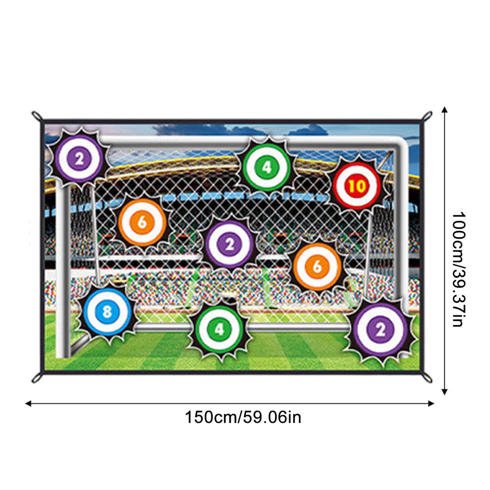 Soccer Game Mat Kids Indoor Outdoor Backyard Throwing Soccer Goal Game, Multiplayer Competitive Soccer Training Christmas Gift