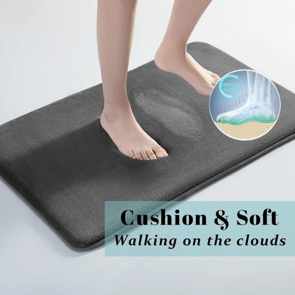 Anti-slip Bedroom Mat Ultra Soft Floor Mat Durable Bathroom Rug Household