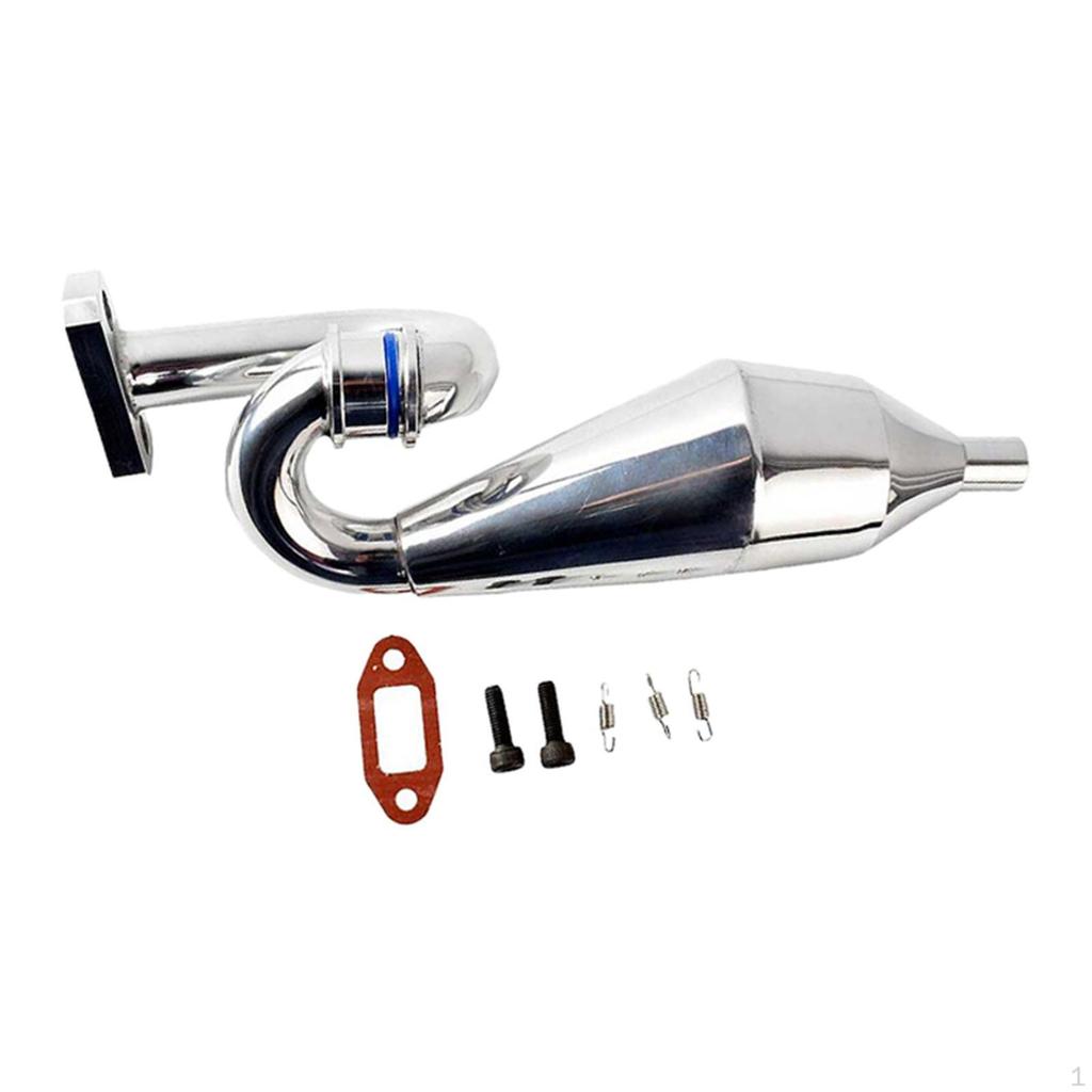 Aluminum Alloy Exhaust Joint Replacements for HSP 94054 RC Car DIY