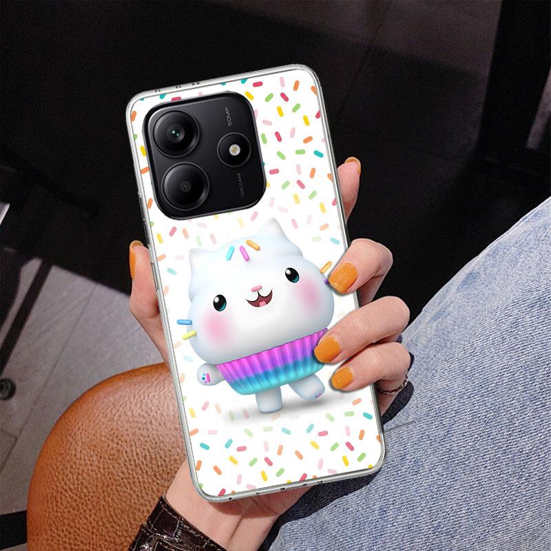 Cartoon Gabbys Dollhouse Phone Case For Xiaomi Redmi Note 15 14 13 12S 12 11 Pro Plus 14S 11S 11E 10 10S 11T 5G Personalized Cov