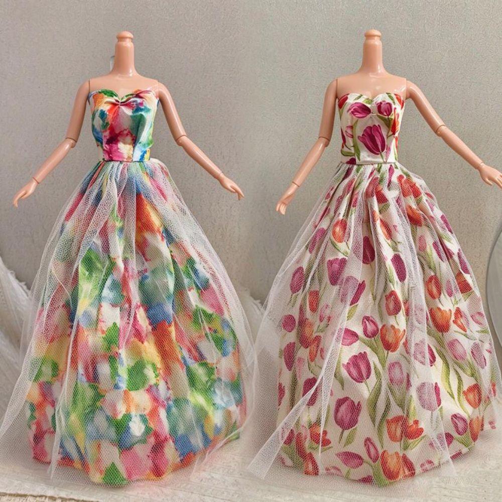 Fashion 30CM Doll Evening Gown Wedding Party Skirt 11.8 Inch Outfit for 1/6 11.5" Doll