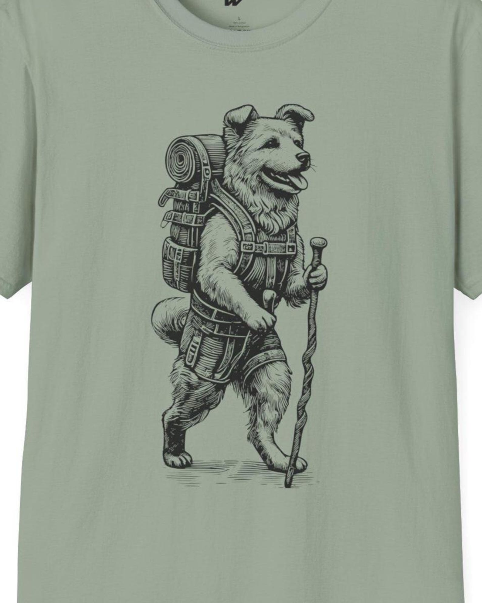 Hiking Dog T-Shirt: Adventurous Animal Lover Tee 2XL