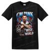 CM Punk Wrestling T Shirt Chicago Star Portrait Gritty Ring Action Fan Art Tee