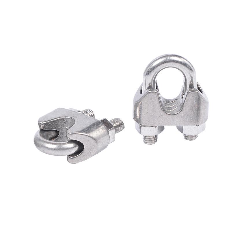 Stainless Steel 304 U-Shaped Wire Rope Clip Clamp M2-M32 M2: 2mm Clip