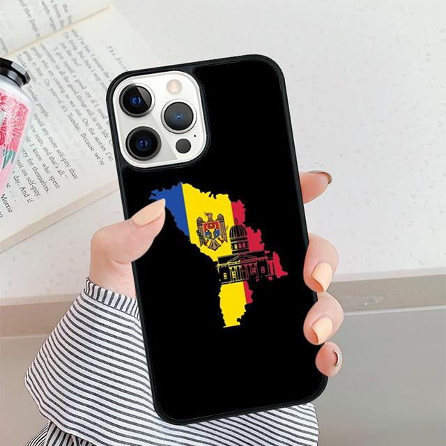 

Moldova Flag Moldavians Passport Flag Map Phone Case For iPhone 17 Air 16 15 14 plus 11 12 13 Pro max Shell Cover coque iPhone 11pro max