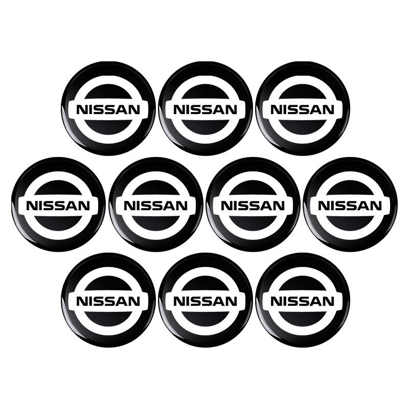 14mm Car Key Emblem Stickers Auto Control Key Logo Styling For Nissan Nismo Qashqai X J10 Trail Tiida Juke Teana Pulsar Altima