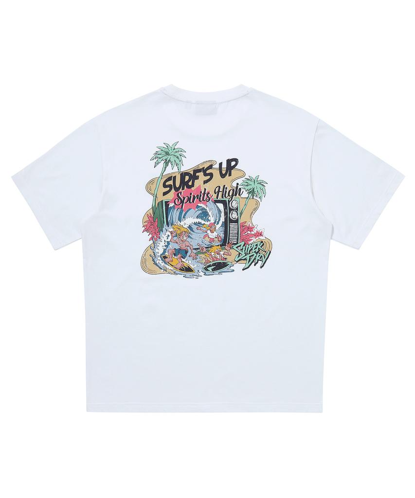 Syupeodeulai Surfing Spirit T-Shirt White