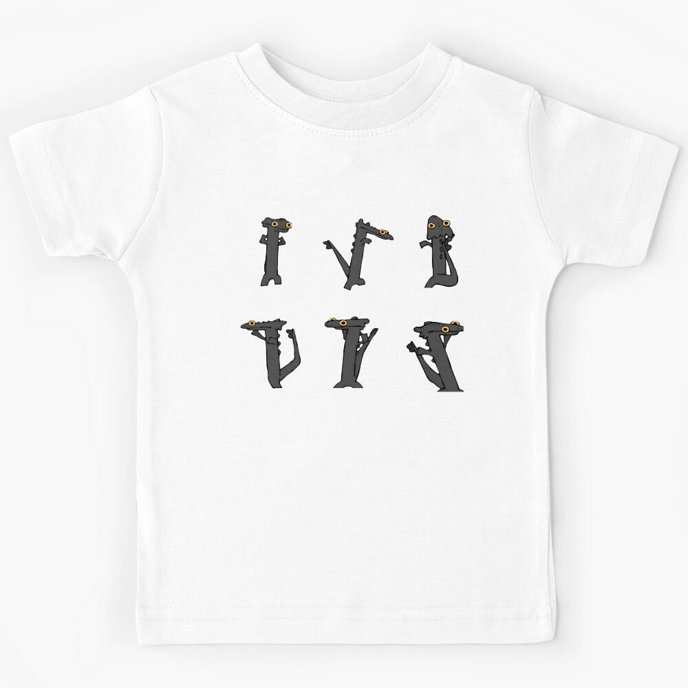Toothless Dragon dancing meme - Lizard black lizard dancing, toothless, httyd, cas van de pol 2 Kids T-Shirt 110