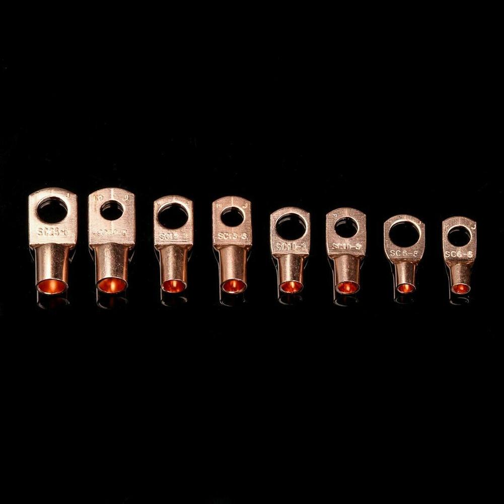 With Box Ring Terminal Conduit Wire Crimp 60pcs Battery Cable Connectors Copper Kit Lug Tube Terminals Hot Sale