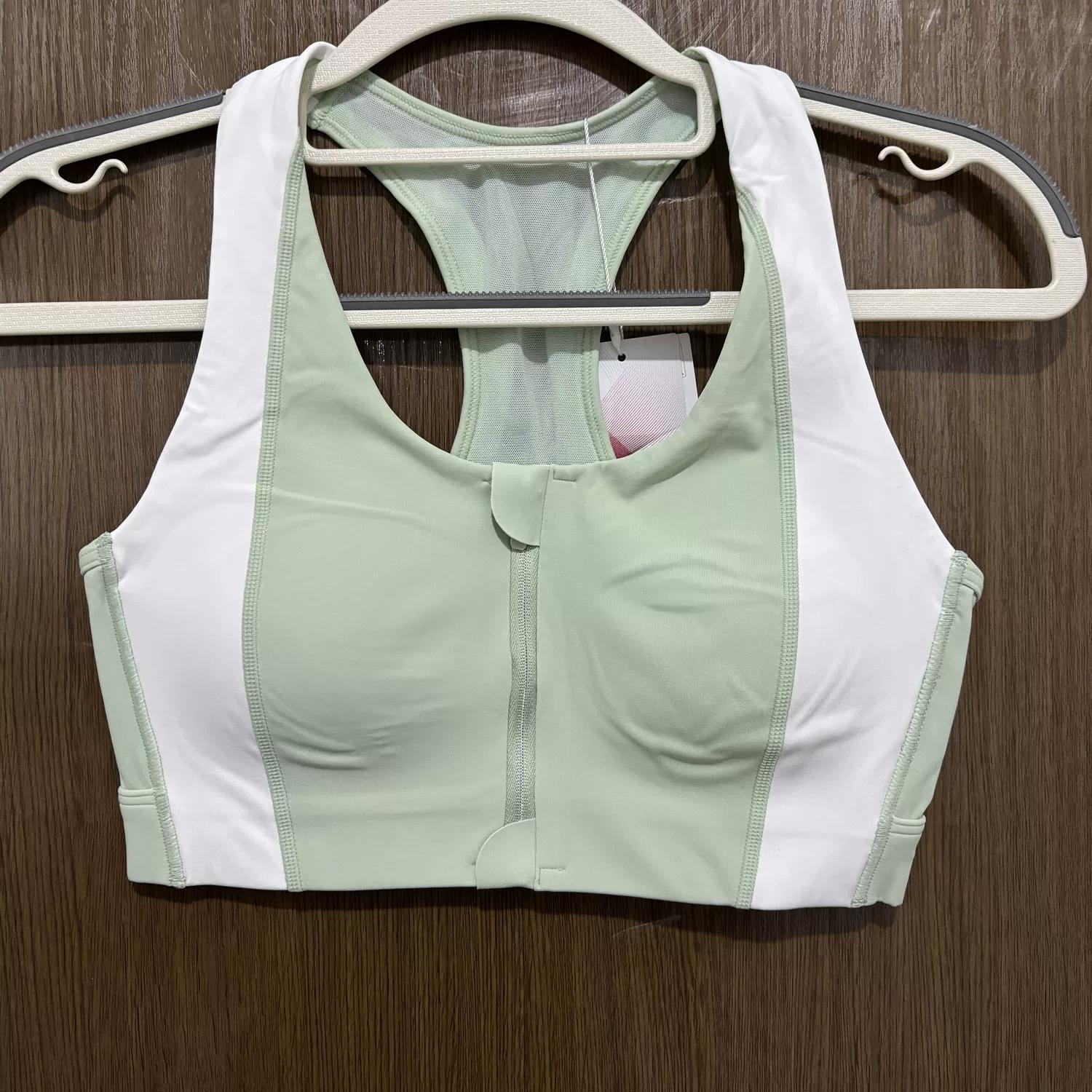 Anta Genuine Front Zipper Fitness Underwear Running High-Elastic Support Bra Women s Sports Vest M