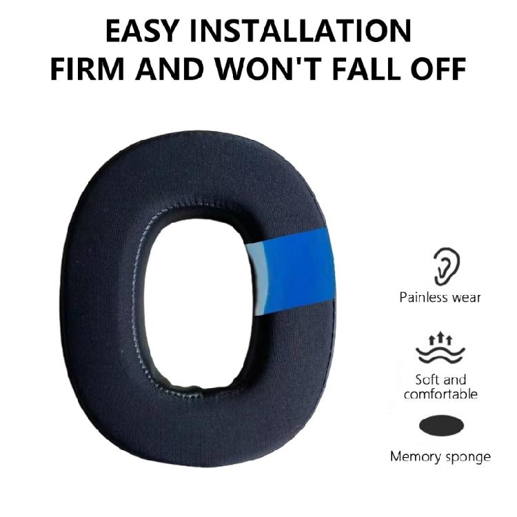 1 Pair Comfortable Ear Cushions Earphone Cover Cooling Gel Earpads for Monitor II Replacement Earmuffs