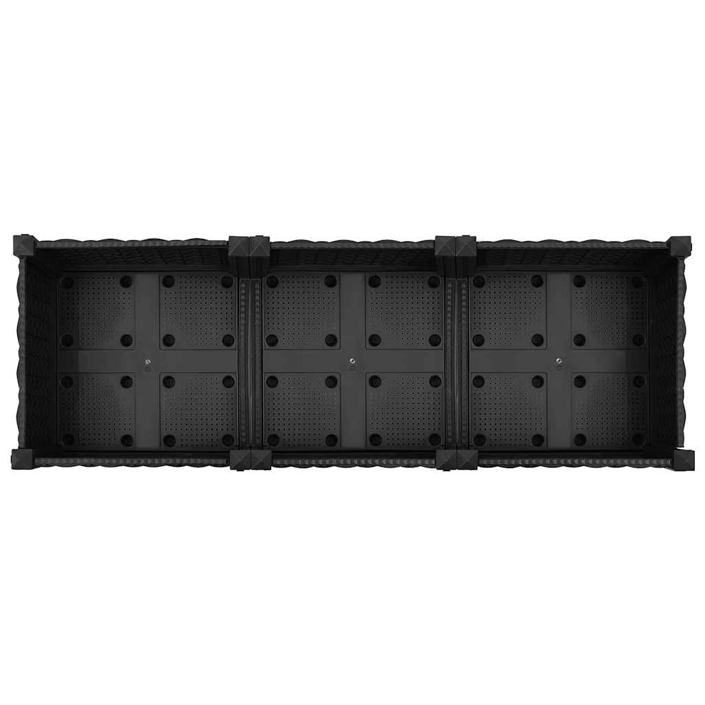 Vidaxl Donica Do Podniesionej Rabaty, 120X40X71 Cm, Polipropylen