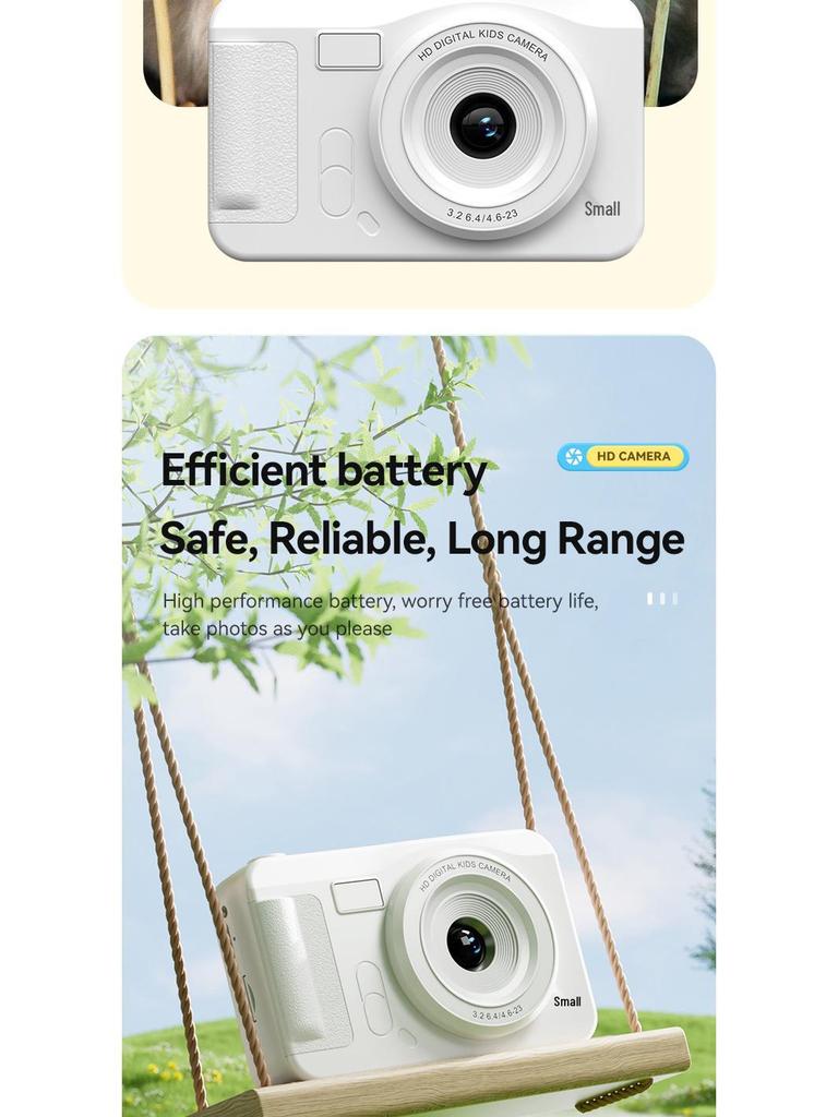 2.4" Retro HD Digital Camera - Compact Portable CCD Card Camera