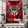 Wall Hanging Tapestry With Custom Name & Text, Sheffield United FC Decorative Tapestry For Bedroom