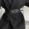 Women's Retro Korean Style Black Wide Belt: Versatile, Decorative, and Waist-Slimming.